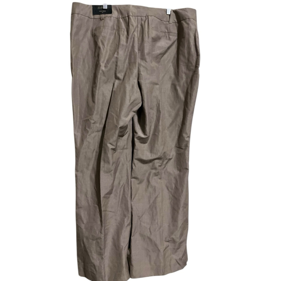 NWT Women's Ann Taylor Plus Gray Curvy Trousers Size 18 - Picture 3 of 8